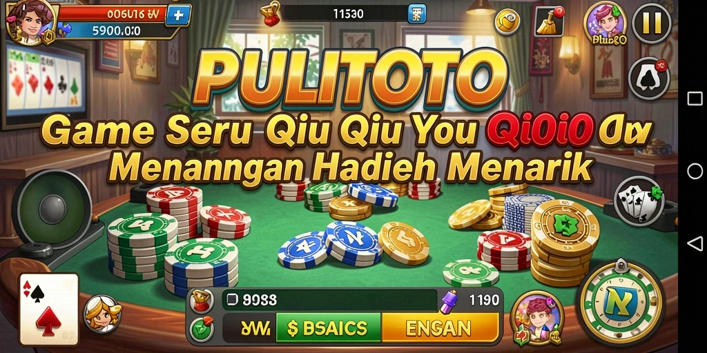 Screenshot gameplay QiuQiu PULITOTO yang menarik dan seru.