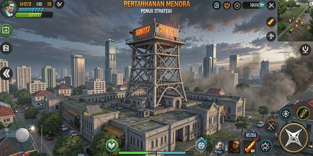 Tampilan tangkapan layar dari gameplay SOV777 yang menegangkan.